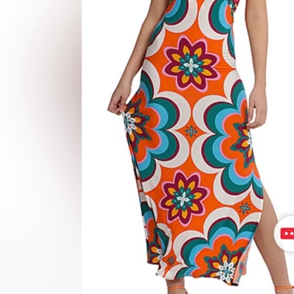 Clover and Sloane Halter Top Maxi Dress, SZ 14 - Picture 4 of 4